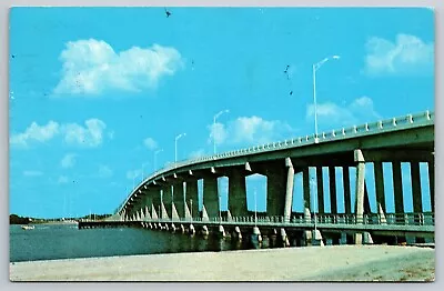 Marco Island Florida High Rise Bridge To US 41 And Naples Posted 1979 Postcard • $5.45