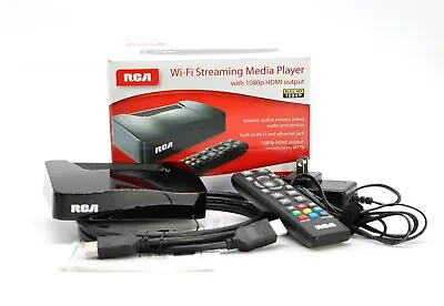 RCA WiFi Streaming Media Player 1080p With Remote & HDMI Cable DSB778W • $13.50