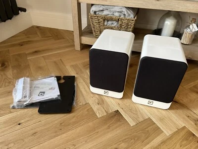 £98 • Buy Q Acoustics 2010i White Bookshelf Speakers Pair Boxed