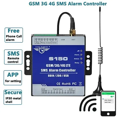 £284.12 • Buy GSM Alarm Controller USB Relay Switch 24V Standard Gate Opener Electric Adapter
