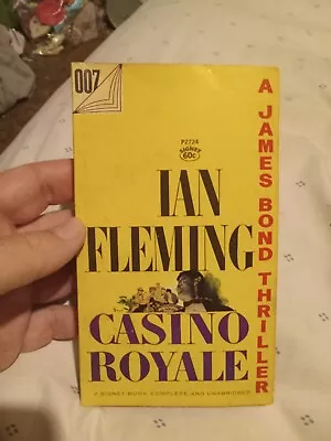 Casino Royale Ian Fleming James Bond 1953 Signet Vintage PB Book • $15