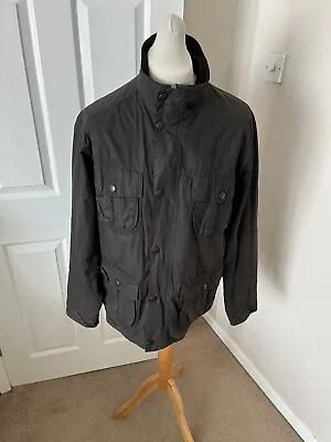£65 • Buy Men’s Black Barbour Utility Wax Field Jacket Size XL
