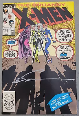 Uncanny X-Men #244 1989 Key Issue 1st Jubilee Autographed Mark Silvestri *CCC* • $75