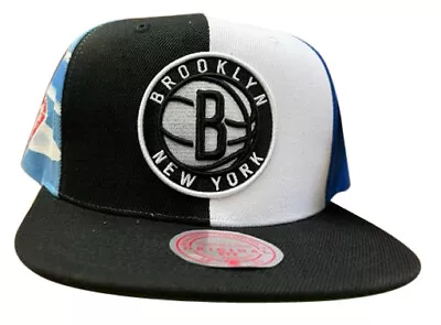 Mitchell & Ness Black/Blue NBA Brooklyn Nets What The? Snapback - OSFA • $24.95