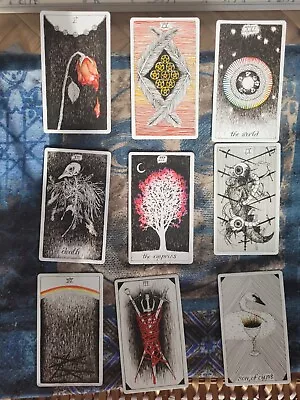£11 • Buy TAROT READING Past, Present, Future 9 Cards Spread Wild Unknown Deck Used 