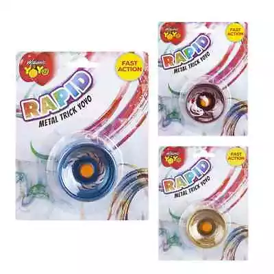 Metal Trick Yoyo Rapid - Gold Yoyo • £4.99