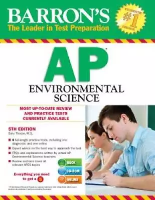 Barrons AP Environmental Science With CD-ROM 5th Edition (Barrons AP E - GOOD • $4.26