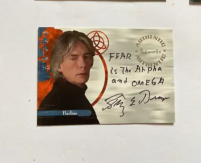 Charmed Billy Drago Autograph Card A11 • £39.99