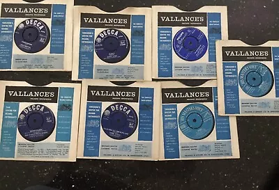 7 X 45RPM Singles Viynl Kirby Stone Four Kathy Kirby Tommy Steele Danny Williams • £9