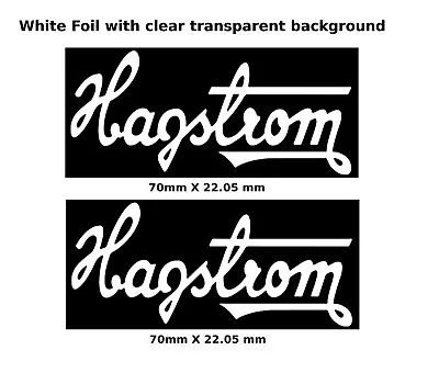 Hagstrom Guitar Decal Head Stocks Restoration Water Slide Logo 184w • $7.65