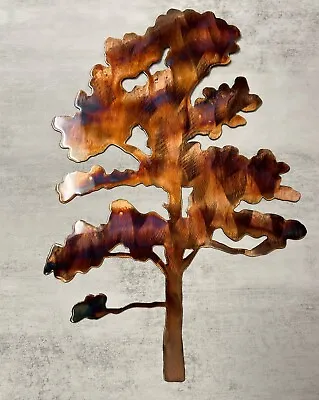 Oak Tree - Metal Wall Art - Copper 20  X 14  • $55.98