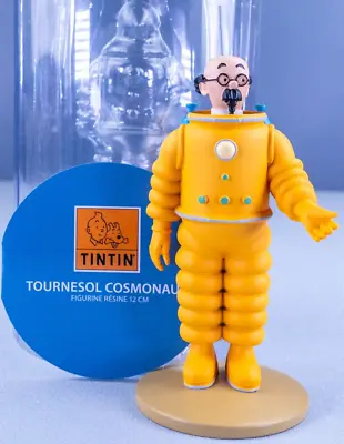 Tintin Figurine Moulinsart 42243 Calculus Cosmonaut Explorers Moon 12cm Figure • $62.20