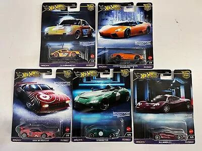 Exotic Envy 3 * 5 Car Complete Set * 2024 Hot Wheels Car Culture Case G • $28.99