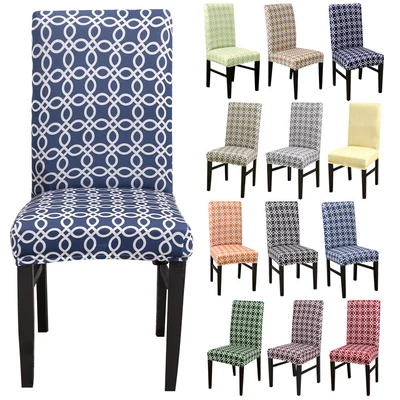 £4.99 • Buy Chair Covers Electric Spandex Removable Wedding Party Dining Kitchen Slipcovers