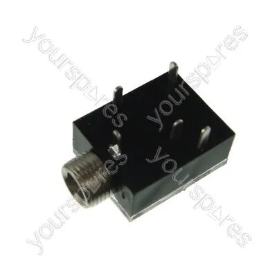 3.5 Mm Switched Stereo Chassis Socket With Plastic Body And Solder Terminals PCB • £4.03