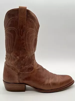 PRE-OWNED  Tecovas THE CARTWRIGHT Goat Cowboy Boot Men Sz 11.5 D In Scotch • $200