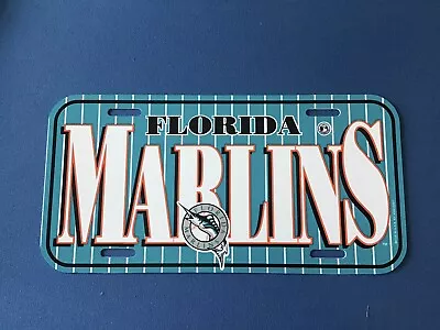 Miami Marlins Plastic License Plate • $9