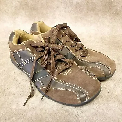 Merona Mens 098005007 Size 11 Brown Fabric Lace Up Casual Sneakers • $28.99