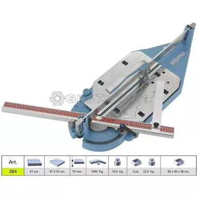 £301.38 • Buy Tile Cutter Sigma 3b4 (ex 3b2 ) Machine Manual Pull Handle Cutting Lenght 67 Cm