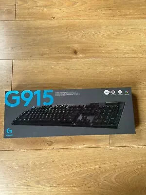 Logitech G915 Wireless RGB Tactile Gaming Keyboard - Black • £69.99