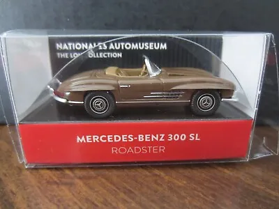 WIKING L.E. MERCEDES 300 SL ROADSTER - BROWN Model Is PLASTIC - HO Or 1:87 Scale • $28