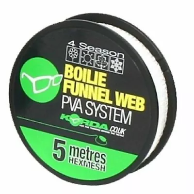 Korda Boilie Funnel Web Refill Mesh PVA 5m Micromesh • £6.70