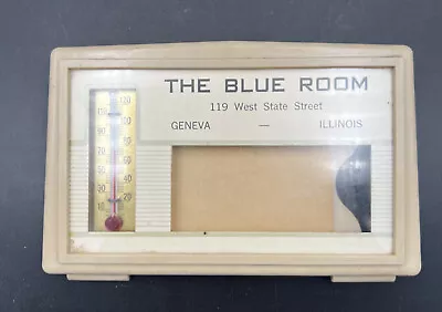 Vintage Geneva Illinois The Blue Room Thermometer Advertising  • $19.99