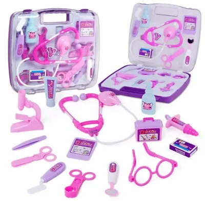 15 In 1 Doctor Nurse Medical Playset Kit Pretend Play Tools Toy Set Kid Gift US • $17.98