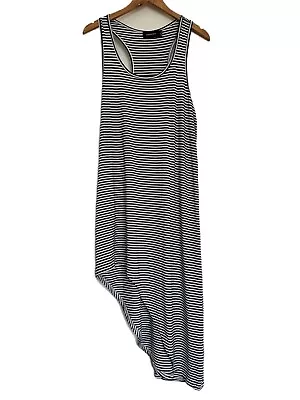 MINKPINK Women’s Blue White Striped High-Low Hem Dress Medium • $15