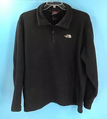 The North Face Men’s Lightweight Fleece Half Zip (Black) Men's XXL/TTG. • $14.99