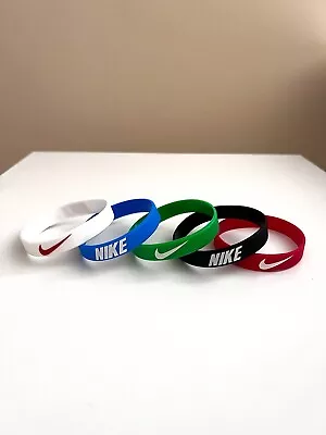 5 Pack Of Nike Silicone Wristband Bracelets • $9.99