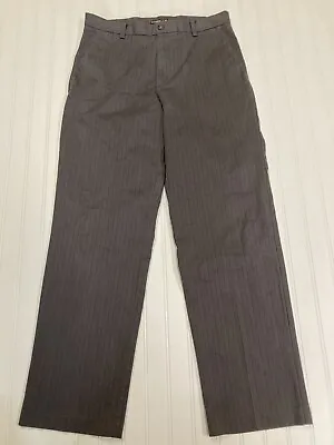 Dockers D3 Gray Pinstripe Dress Pants Size 33x32 Fast Shipping • $7.99