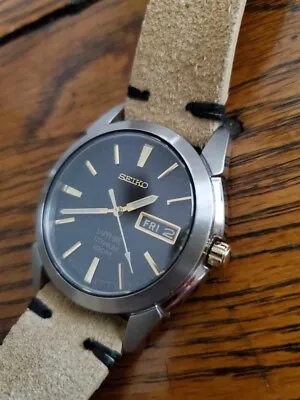 $40 • Buy Seiko Sapphire Titanium Quartz Watch