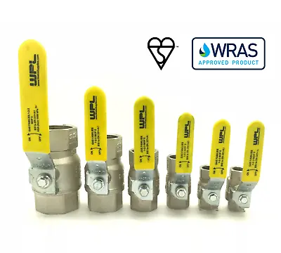 £4.85 • Buy Brass Gas Approved Lever Ball Valve Bspp - Bs En 331 Sizes From 1/4  To 4  Wras
