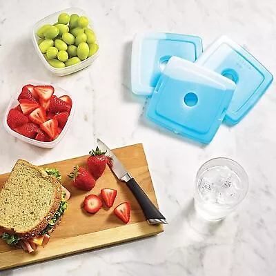 6x Ice Pack For Cool Box Lunch Bag Freezer Blocks Cooler Reusable Long Lasting • £7.45