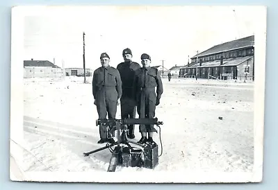 PHOTO Military German Soldiers WW2 Gun Maxim • $19.99