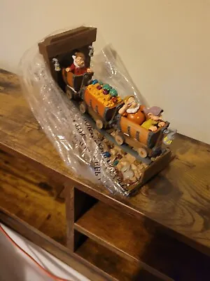 Rare Disney Seven Dwarfs Mine Train Figurine • $119.99