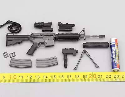 Soldier Accessories 1/6 Scale M4 SOP MOD Gun Model For 12'' Action Figure • $22.99