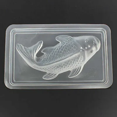 3D Plastic Koi Fish Rice Cake Chocolate Mould  Handmade Sugarcraft Mold • £3.53