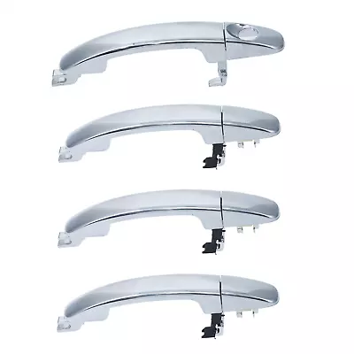 4pcs Chrome Front + Rear LH RH Outer Door Handles For Ford Ranger PX 11-22 • $142.20