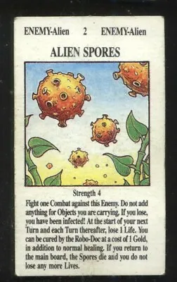 Alien Spores Timescape Card Talisman 2nd Edition Games Workshop • £2