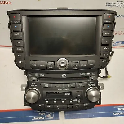 07-08 ACURA TL Navigation GPS AM-FM Radio CD Info Display Screen Unit OEM • $170.95