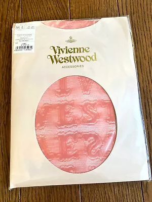 Vivienne Westwood Japan Pantyhose Stocking Tights Western Logo Pink SizeM-L • $50.20