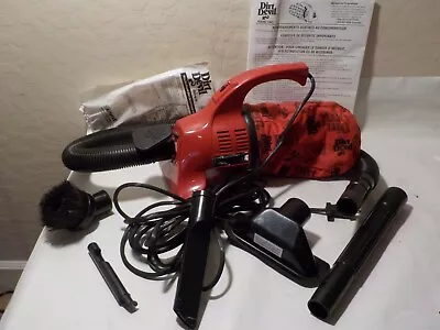 Dirt Devil HAND VAC PLUS 20' Cord Six Tools - A Great Little Vacuum W/ Box. • $25