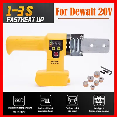 Plastic Water Pipe Welder For Dewalt 18V 20V Lithium Battery PPR Pipe Welding • $45.79