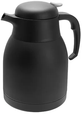 Vacuum Coffee Jug Insulated Beverage Server Push Button Double Wall 1L C10005-3K • £11.95