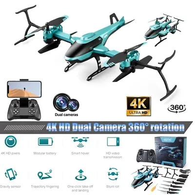 4DRC V10 RC Drone With 1080P HD Camera Foldable Quadcopter FPV Helicopter • £39.48