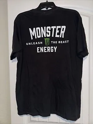 Monster Energy T Shirt XL Black Green Unleash The Beast • $16