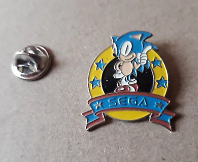 Pin's Video Game / Sonic Séga (silver Base Signed Eole) Height: 2.7 Cm • £8.33
