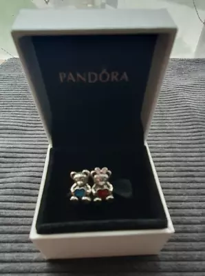 Pandora - S925 ALE - Disney Parks - Duffy & Shelly Mae Bear Charms - 5.20g • £44.50